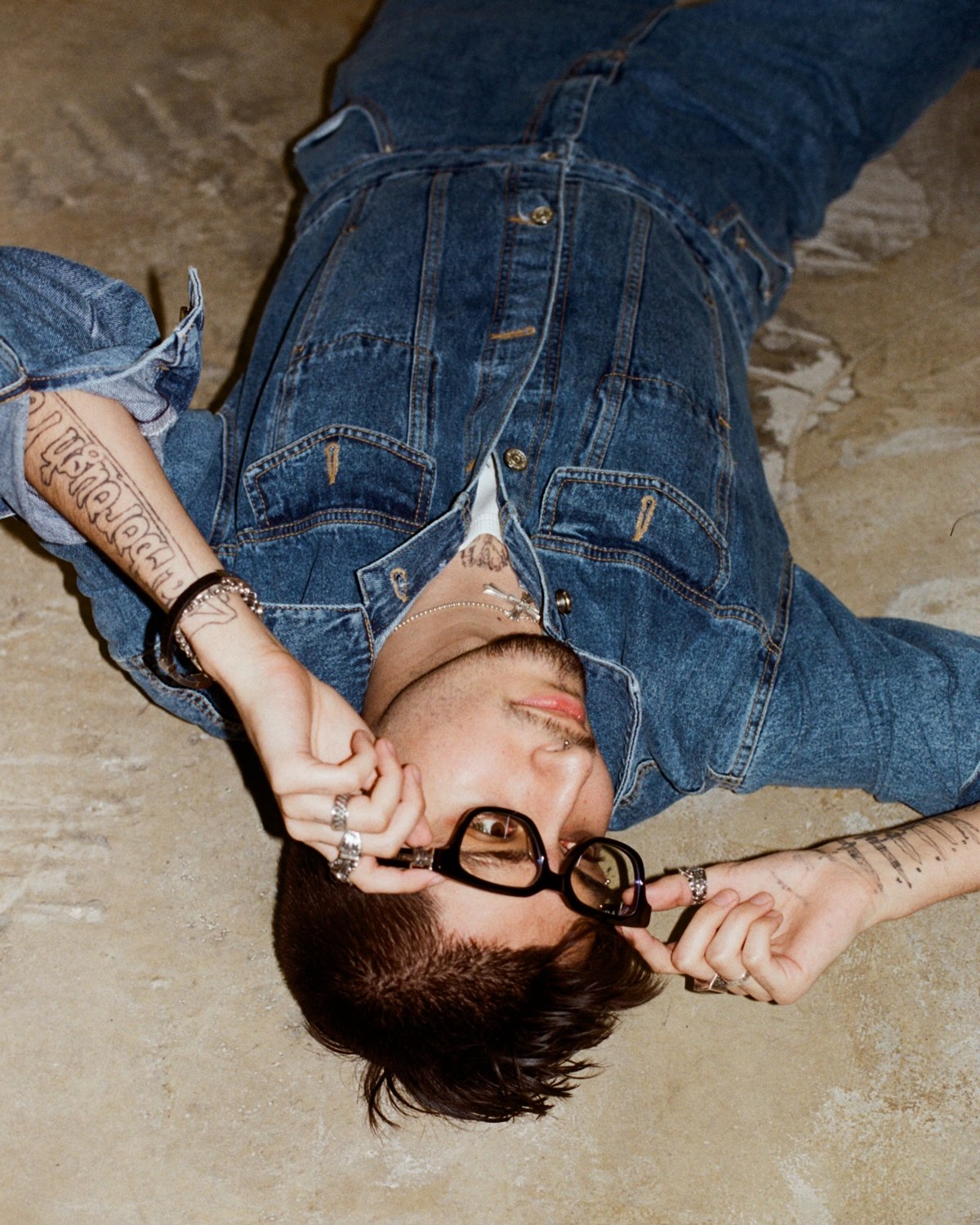Denim styling portrait