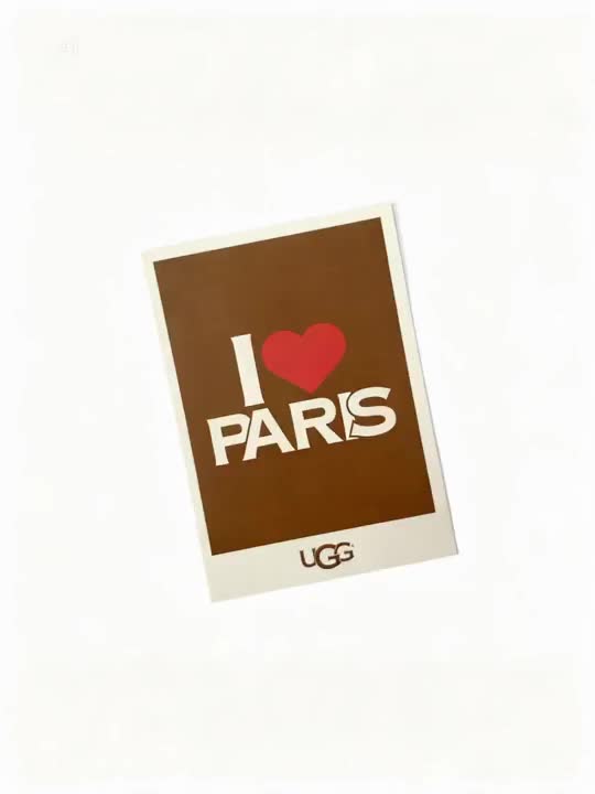 I love Paris, first frame of the UGG video