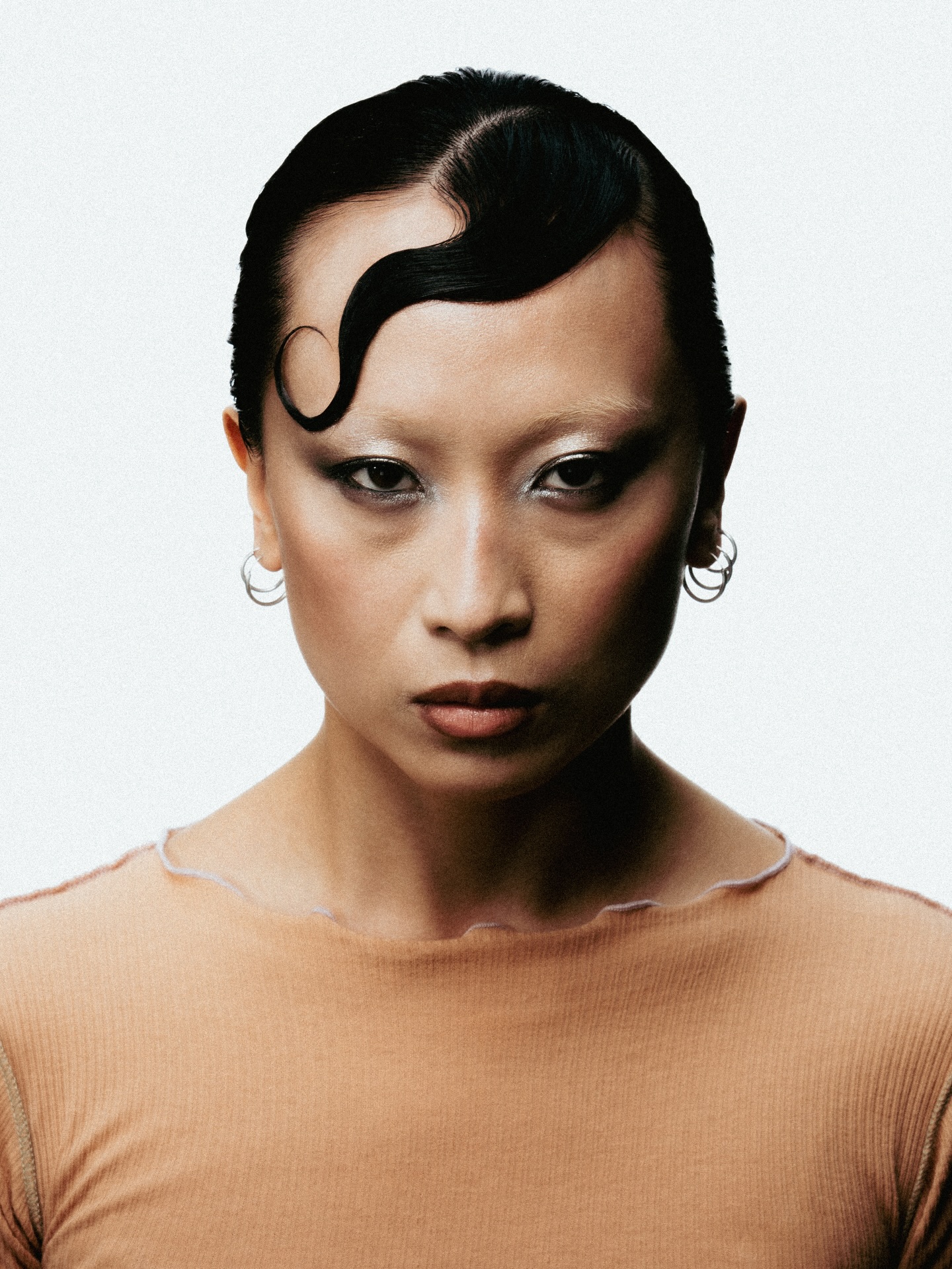UGG portrait with sculpted hair